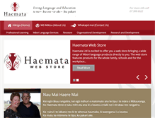 Tablet Screenshot of haemata.co.nz